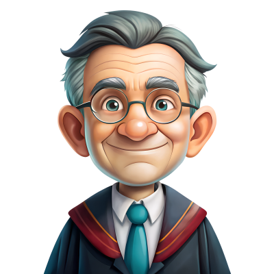 smiling professor